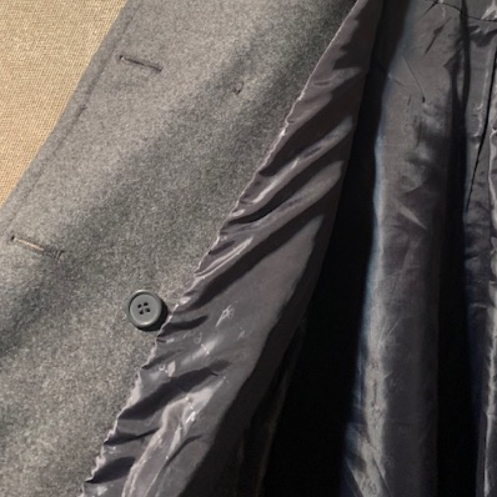 Max Azria Tex Gray Coat NWOT - size L - Picture 7 of 7